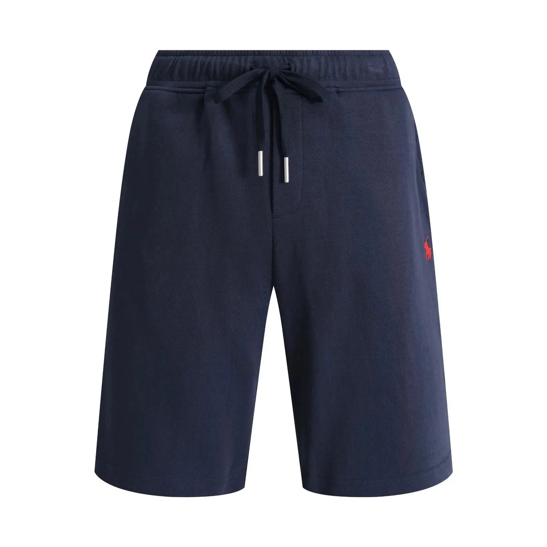 短裤宝蓝色红标
