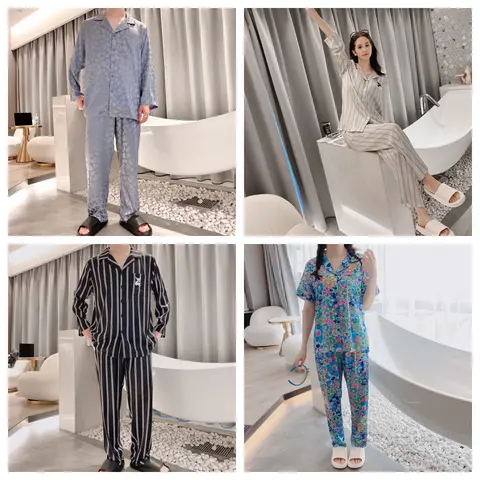 Women's and Men's Pajama Sets Collection