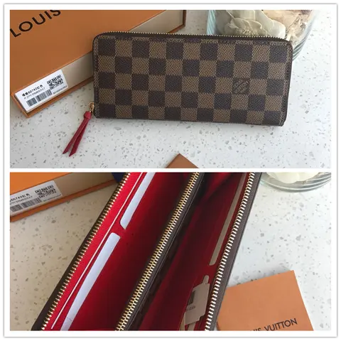 Louis Vuitton Damier Ebene Zip Around Wallet