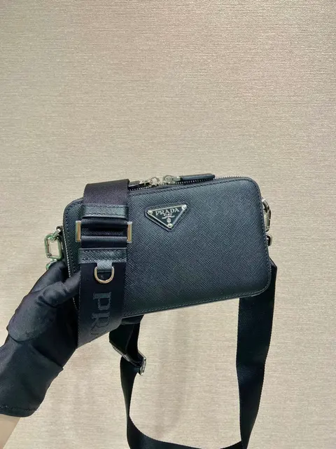 Prada Black Saffiano Leather Crossbody Bag