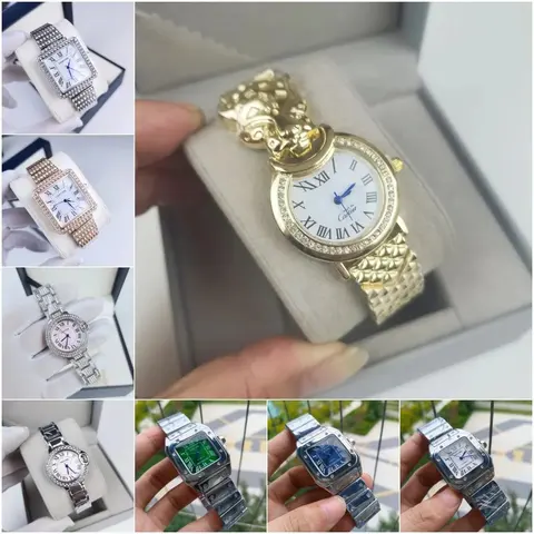 Cartier Watch Collection Featuring Panthère and Santos Models