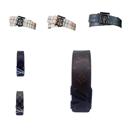 Burberry and Louis Vuitton Belt Collection