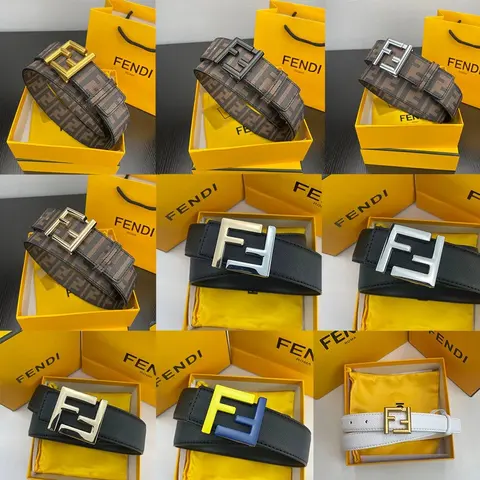 Fendi FF Logo Belt Collection