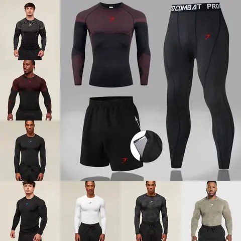 7 Combat Pro Compression Workout Gear Set