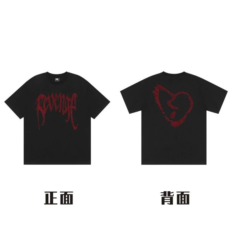 524-黑色-烫红钻