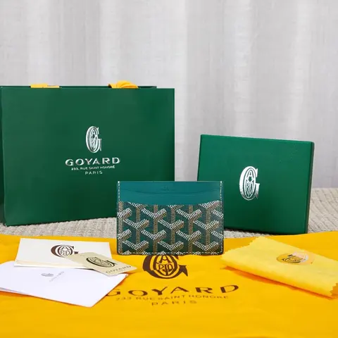 Goyard Card Holder with Signature Monogram Pattern