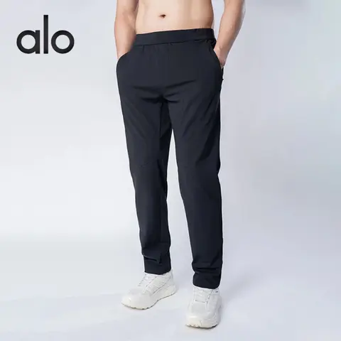 alo Yoga Men's Black Performance Joggers