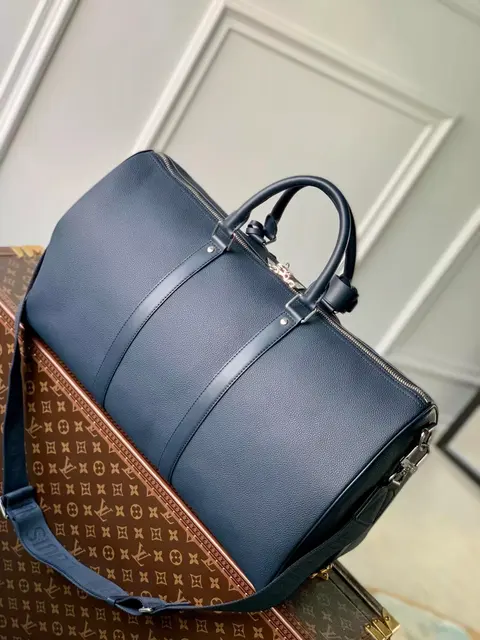 Louis Vuitton Keepall Bandoulière 50 Navy Blue