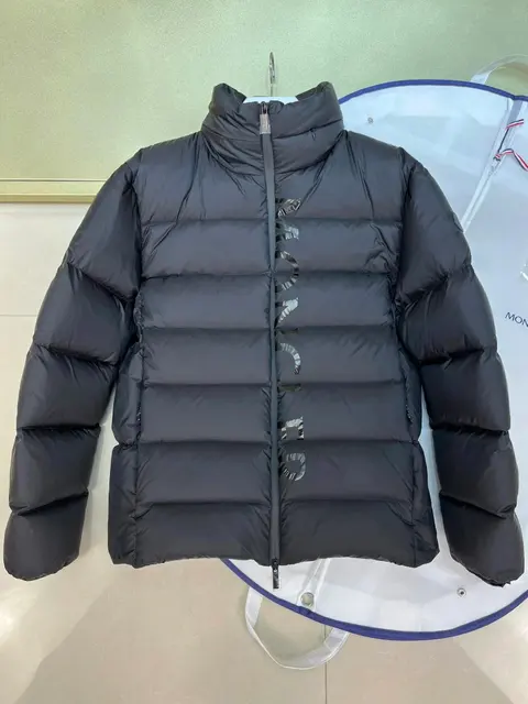 Moncler Black Quilted Down Jacket