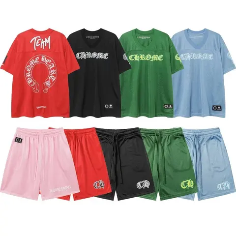 Chrome Hearts Team Chrome Mesh Jersey and Shorts Set