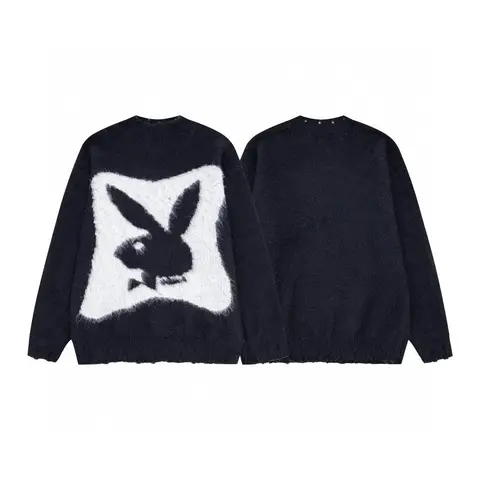 Playboy Bunny Logo Knit Sweater