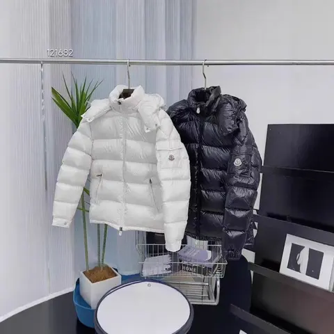 Moncler Down Jackets - White and Black