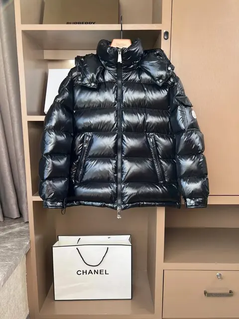 Moncler Black Quilted Puffer Jacket