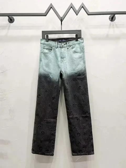 Louis Vuitton Ombre Monogram Denim Jeans
