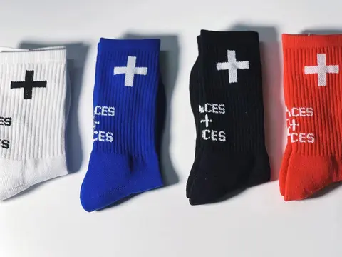 ACES + CES Cross Logo Socks - Multi Color Pack