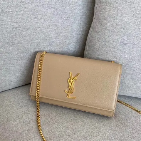 Saint Laurent Monogram Wallet on Chain