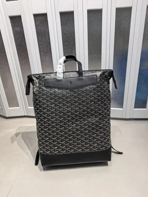 MCM backpack with monogram pattern