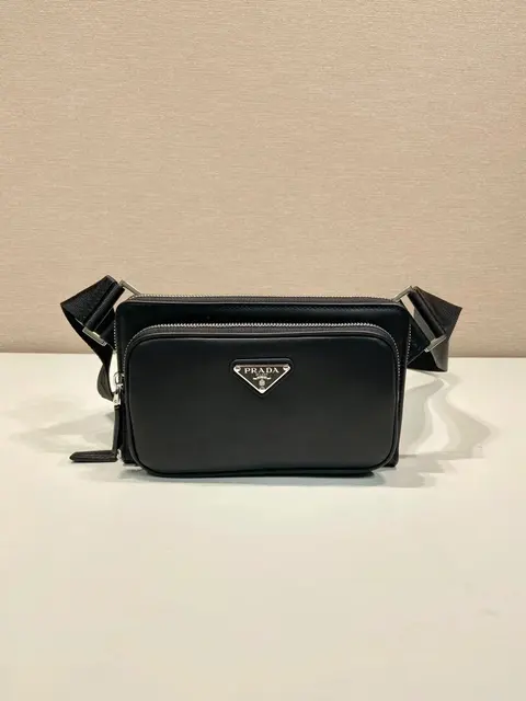 Prada Black Leather Crossbody Bag