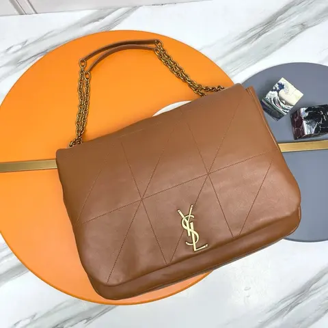 Saint Laurent Monogram Quilted Shoulder Bag