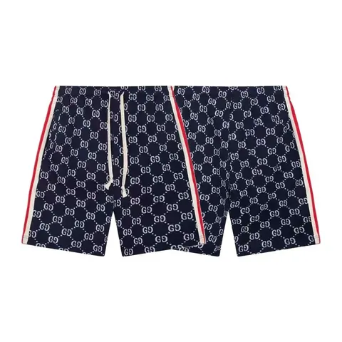 Gucci GG Logo Print Swim Shorts