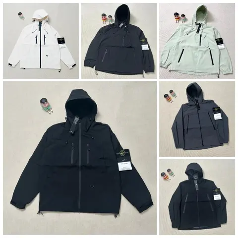 Stone Island Hooded Technical Jacket Collection