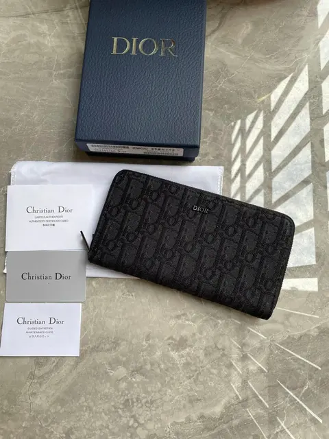 Christian Dior Oblique Print Wallet