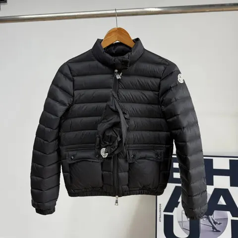 Moncler Black Quilted Down Jacket