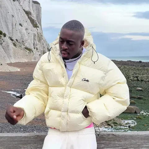 Celine Yellow Puffer Jacket