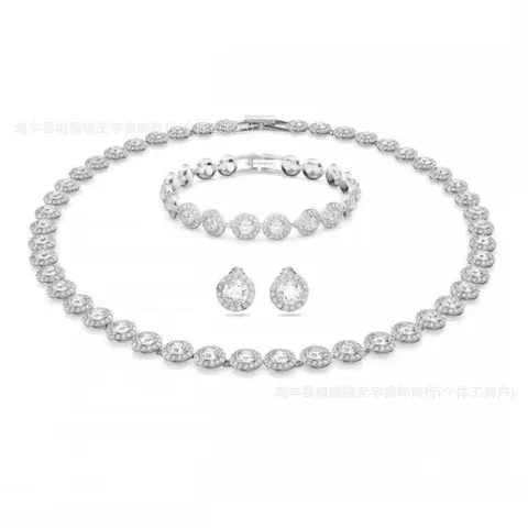 Crystal Roman Numeral Necklace for Valentine's Day, Fashionable Jewelry Gift