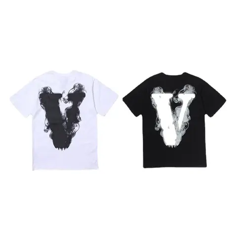 V Logo Smoke Effect T-Shirt Collection
