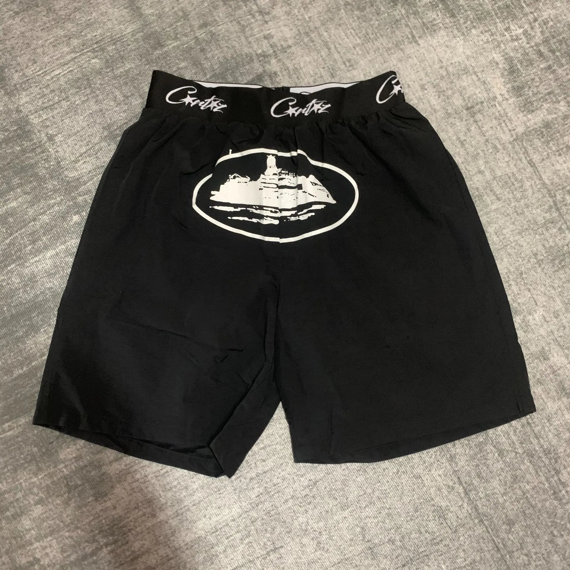 黑印白沙滩裤（Beach pants）