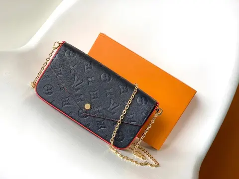 Louis Vuitton Monogram Empreinte Wallet on Chain