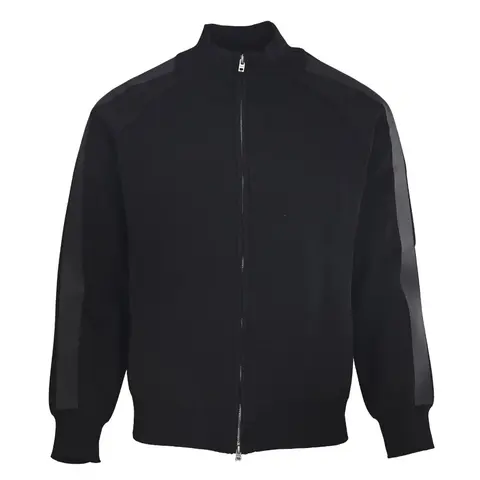 Acne Studios Stand-Collar Full-Zip Knit Track Jacket