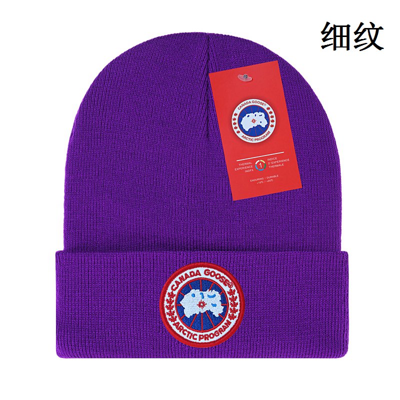 Canada Goose-紫色细纹-红标