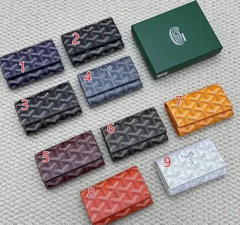 A. Coli Wallet Collection with Monogram Pattern in Multiple Colors