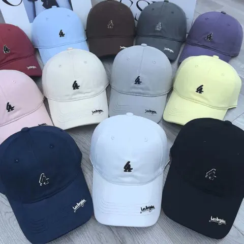 Los Angeles '4' Embroidered Baseball Caps Collection