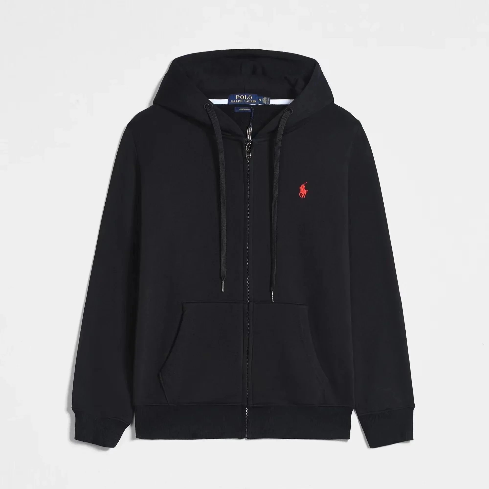 black (red logo)