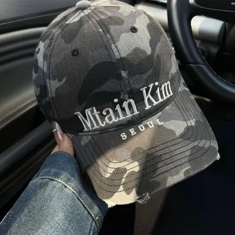 Mtaiin Kim Seoul Camouflage Baseball Cap