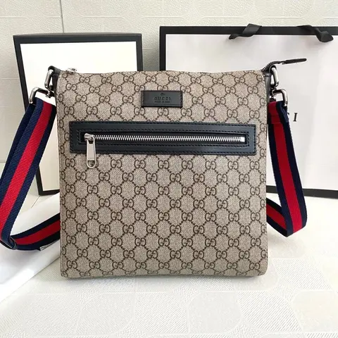 Gucci GG Supreme Web Crossbody Bag