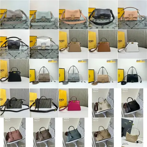 Fendi and Prada Handbag Collection