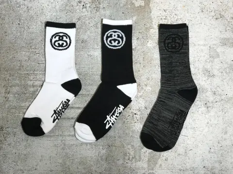 STU SOC*KS 2017 Spring/Summer Logo Towel-Base Socks