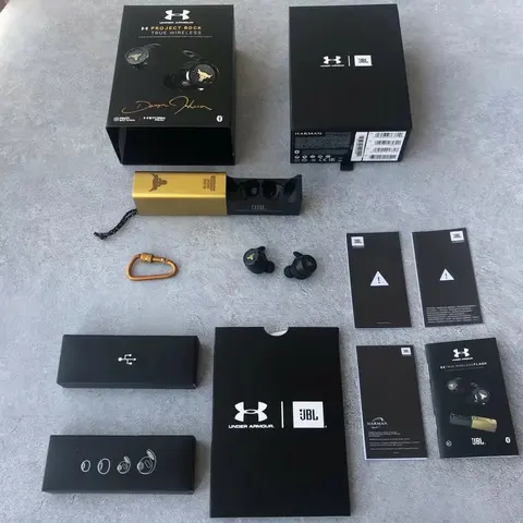 Under Armour Project Rock JBL True Wireless Earbuds