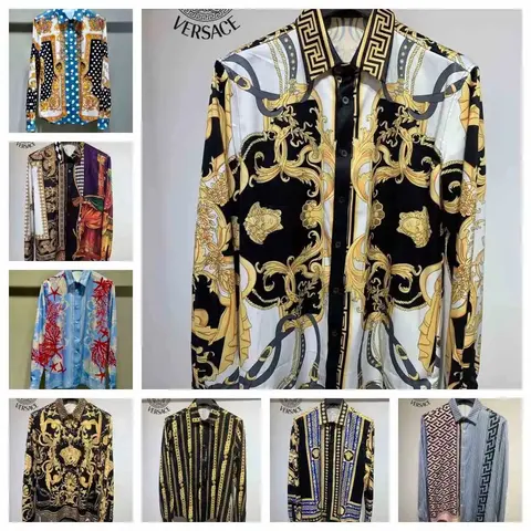 Versace Printed Silk Shirts Collection