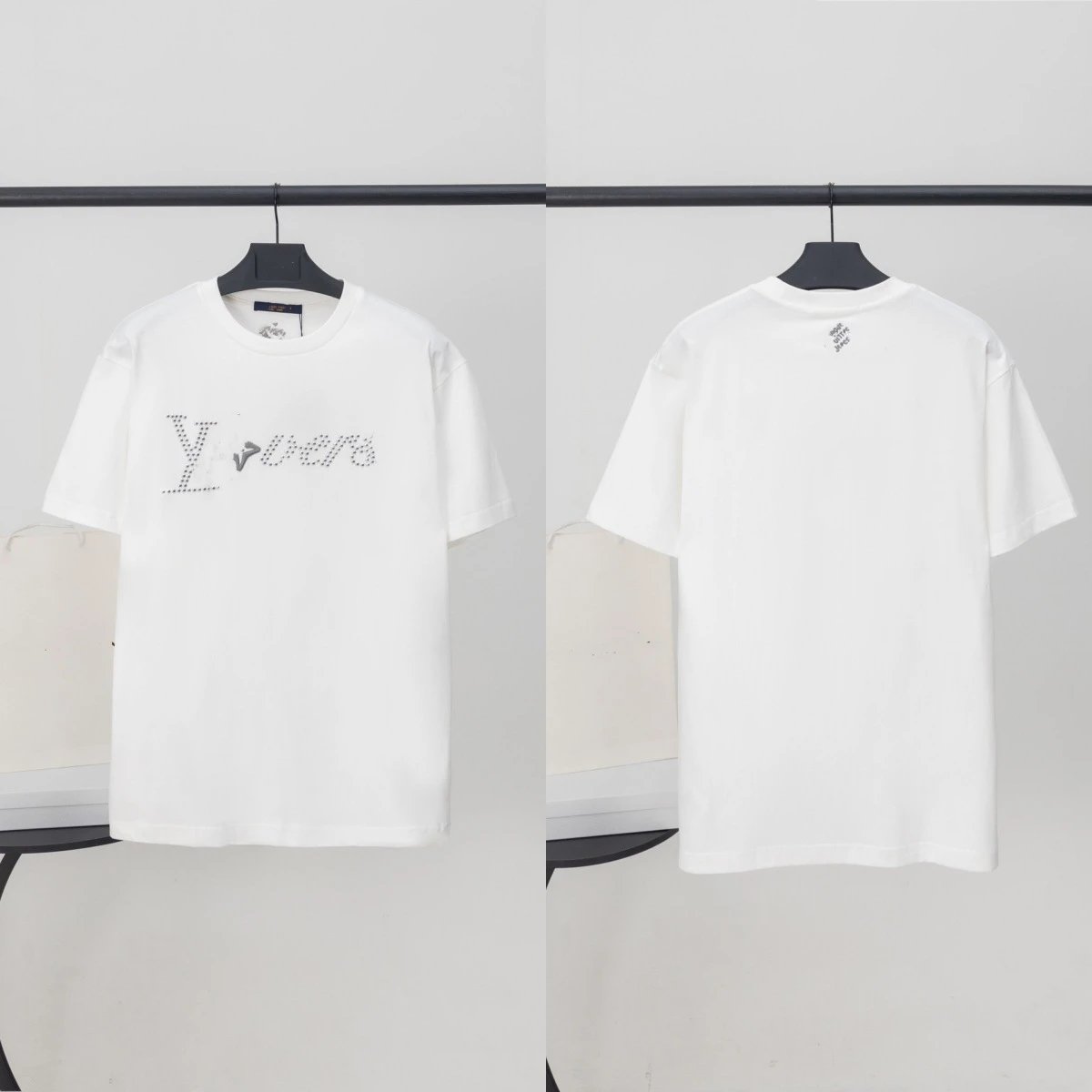 白色 LOGO烫钻柳钉绣花26