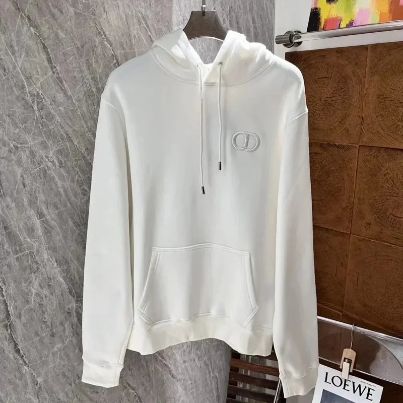 D-01白色连帽衫