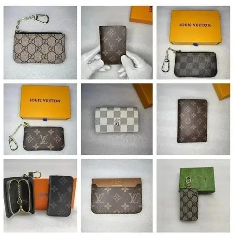 Louis Vuitton and Gucci Wallets and Card Holders Collection