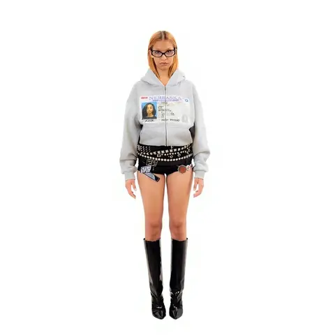 Nebraska ID Print Zip Hoodie