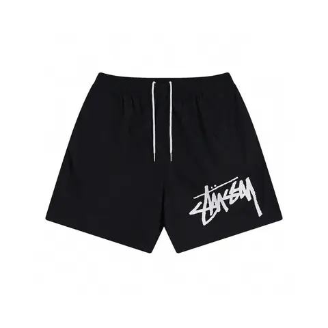 Stussy Black Logo Shorts