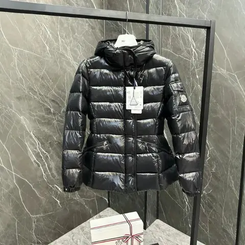 Moncler Black Quilted Down Jacket