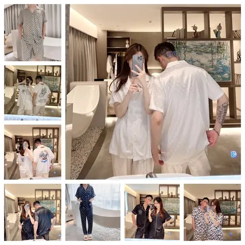 Louis Vuitton White Short Sleeve Pajama Set